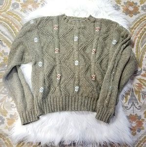 Liz Claiborne Sweaters - Vintage Chunky Cropped Knit Sweater Liz Claiborne Sweaters - Vintage Chunky Cropped Knit Sweater